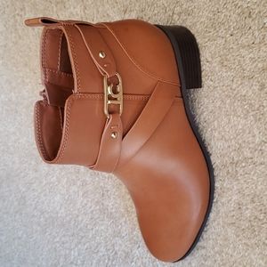 Liz Claiborne brown booties (6M)